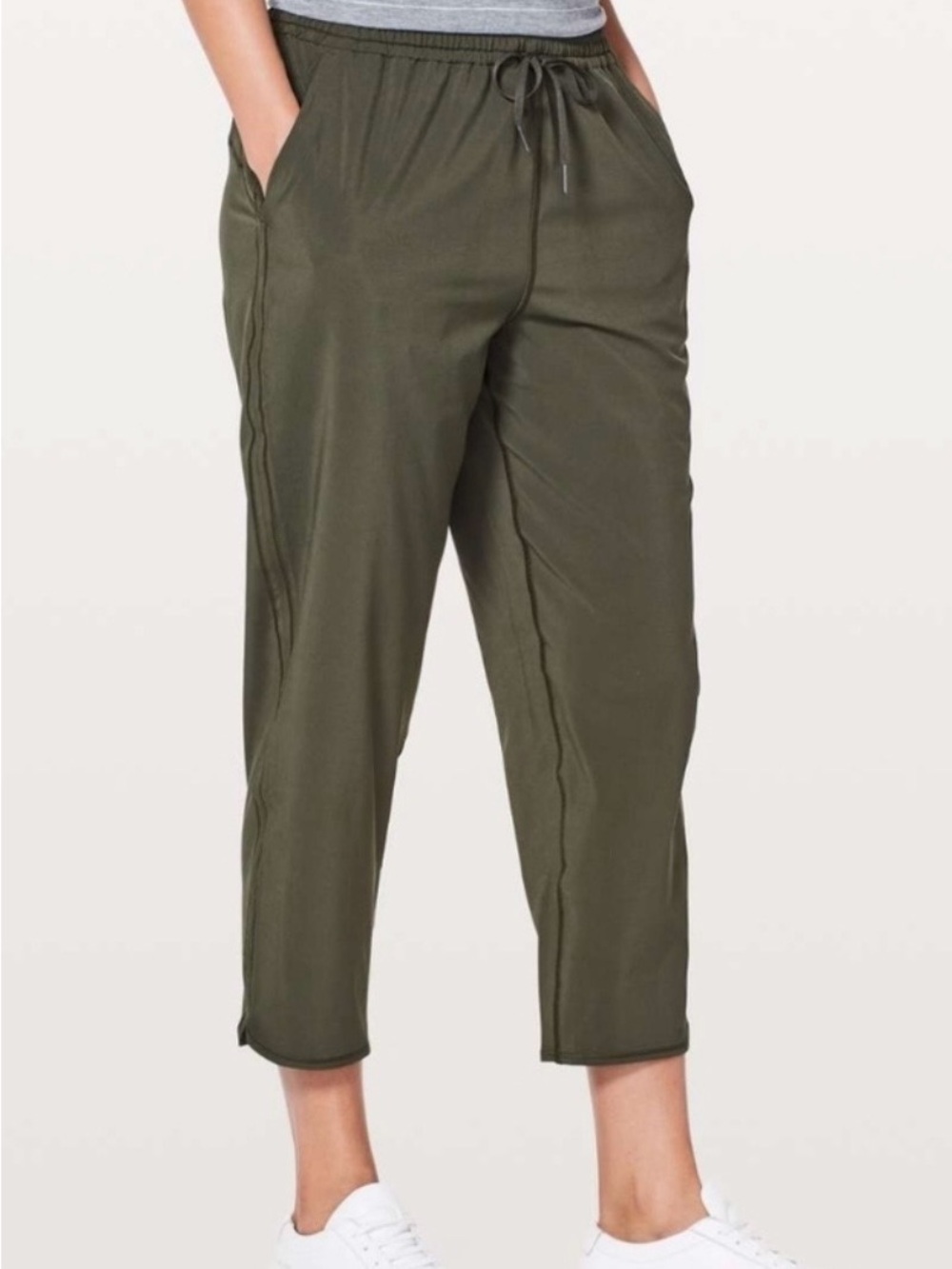 Lululemon Keep it Classic Crop Jogger Dark Olive